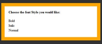 Bold, Italic, Underline